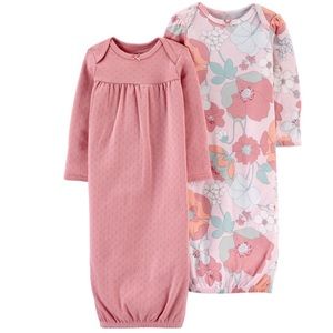 Carter’s Baby Girl 2-pack sleeper gowns
